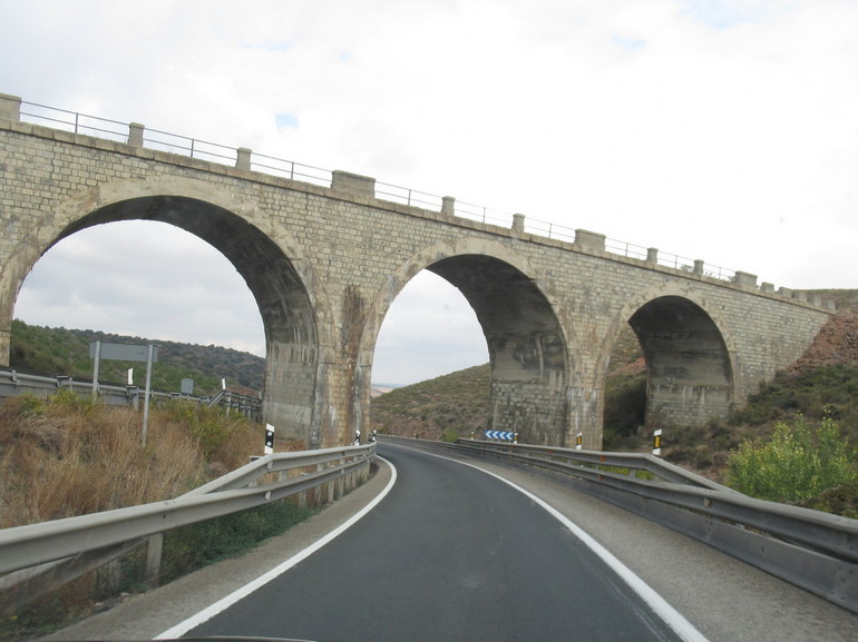 Een mooi 'Romeins' trein-viaduct